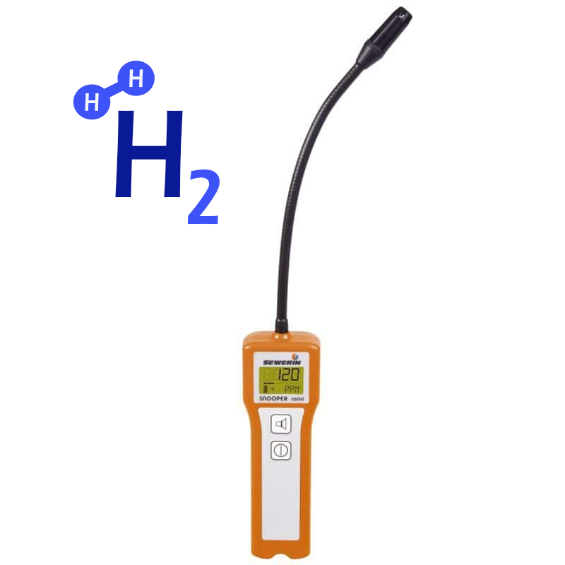 Snooper Mini H2 - Cercafughe idrogeno professionale per rilevazione microfughe gas, ricerca perdite con gas tracciante, collaudi e prove di tenuta